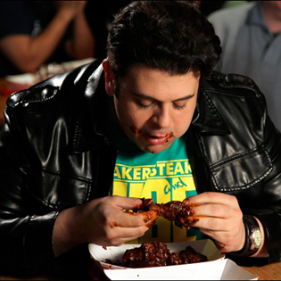 Hey, you've got a little something on your...oh, never mind. 