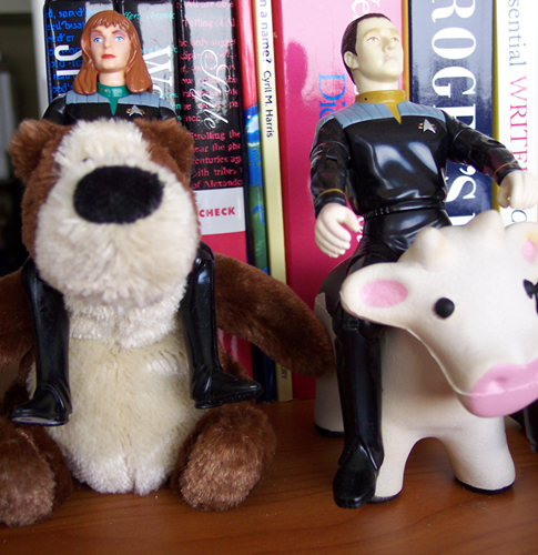 Tricorder readings show no signs of our dignity, Doctor.